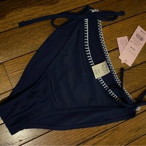 Wild Fable Blue Bikini Bottom with Contrast Stitching